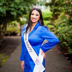 Blue blazer tuxedo dress size large